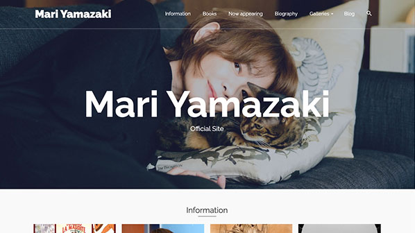 Mari Yamazaki Official Site