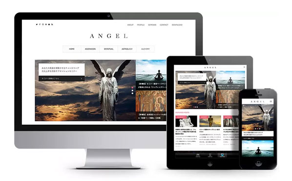 【ANGEL】占い師やスピリチュアルカウンセラーの個人ブランディングサイト向け
